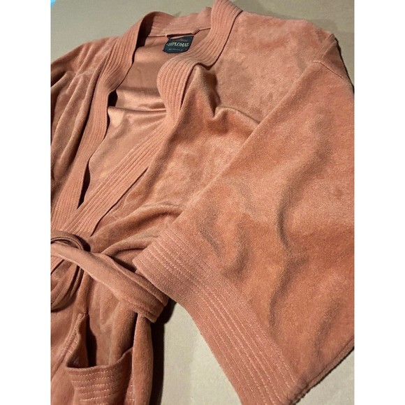 VTG‎ 80's After Hours by Diplomat Men’s Velour Robe One Size Fits All Bronze EUC - Picture 2 of 6